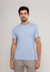 Camiseta Malha Sorona Azul Claro