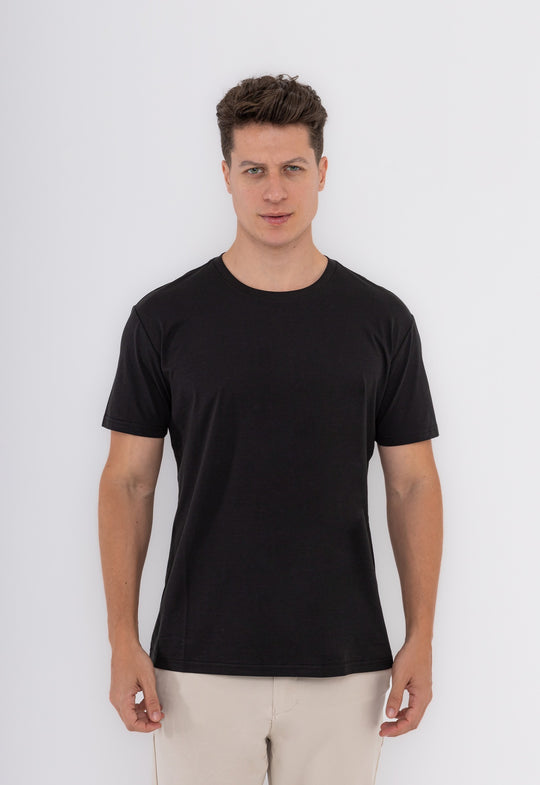Camiseta Malha Sorona Preta