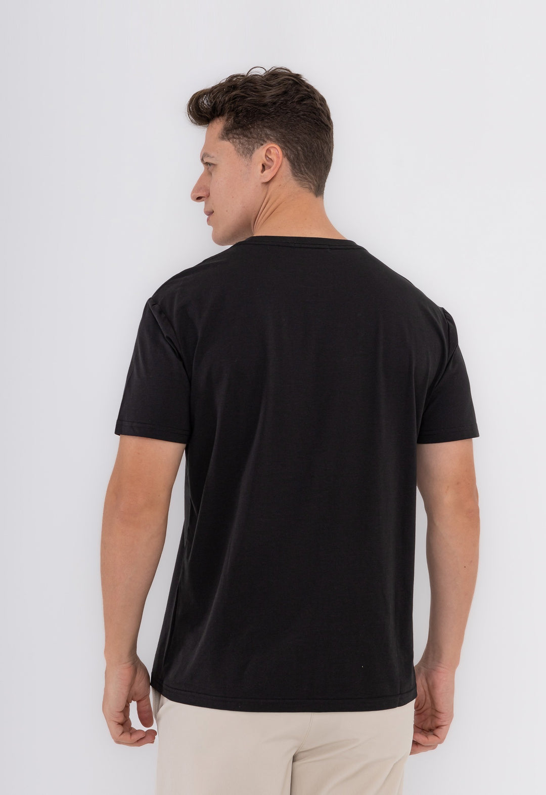 Camiseta Malha Sorona Preta