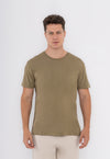 Camiseta Malha Sorona Verde Militar