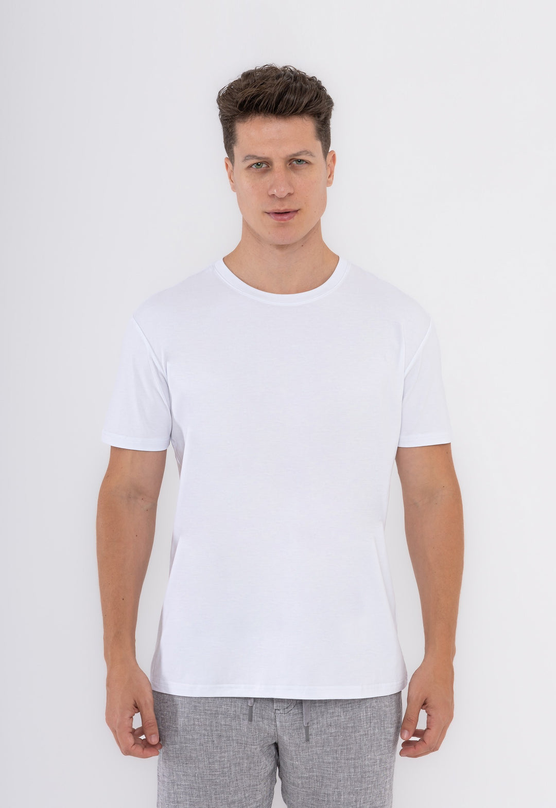 Camiseta Malha Sorona  Branca