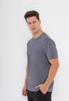 Camiseta Malha Sorona Cinza