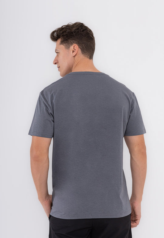 Camiseta Malha Sorona Cinza
