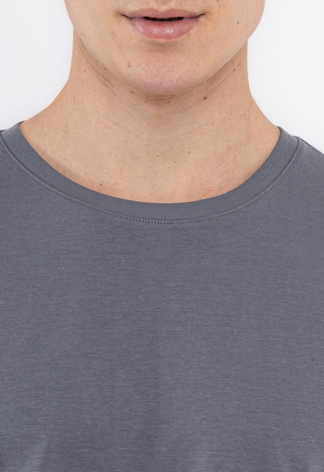 Camiseta Malha Sorona Cinza