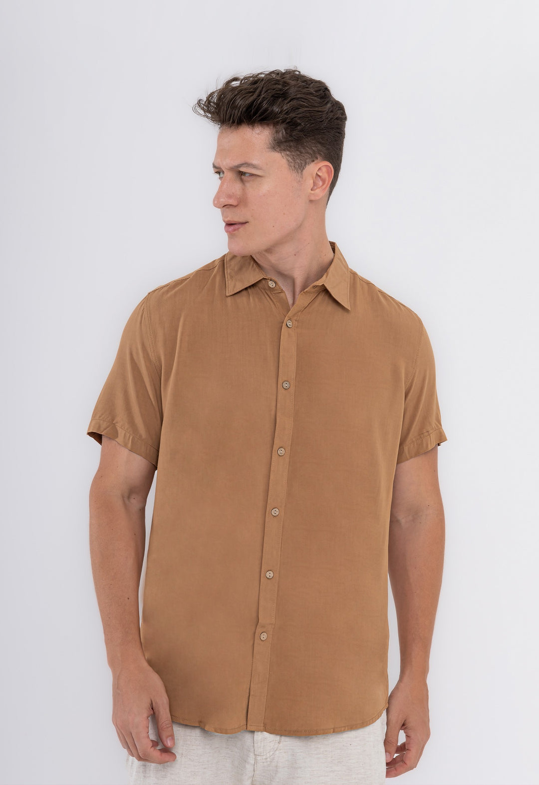 Camisa Viscose Havana Caqui