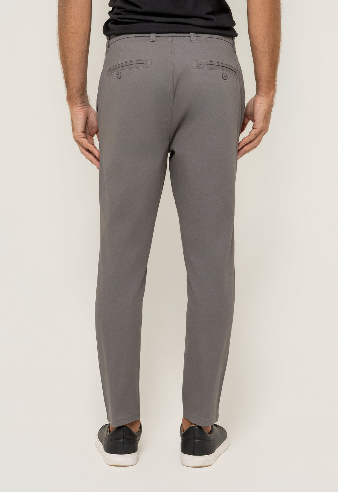 CALÇA SARJA DESIGN New Chumbo