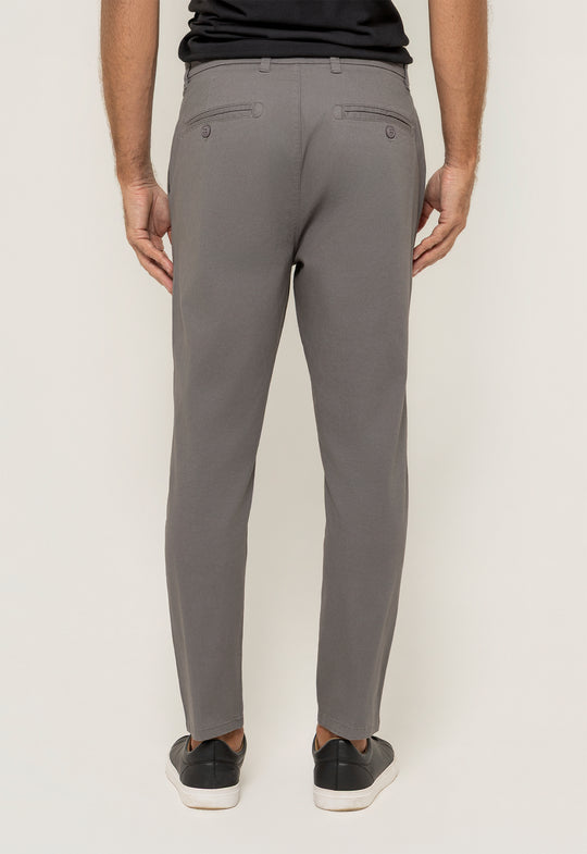CALÇA SARJA DESIGN New Chumbo