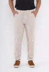 Calça Linho com Algodão Capri Bege