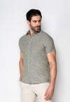 Camisa Linho com Algodão Capri MC Verde