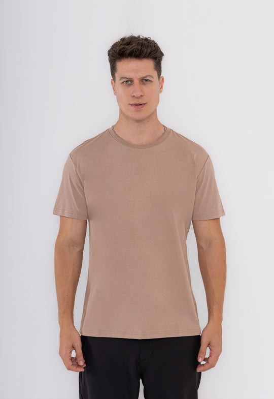 Camiseta Malha Sorona  Caqui