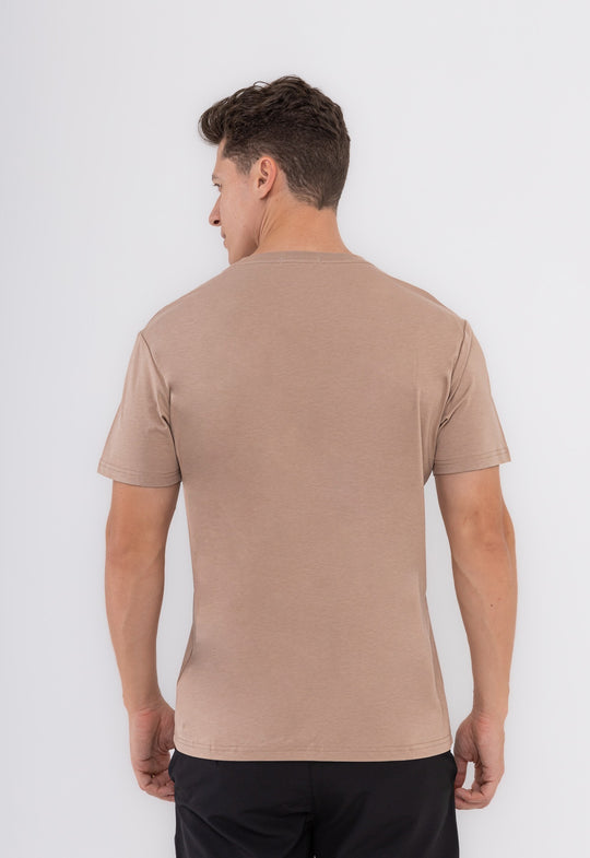 Camiseta Malha Sorona  Caqui