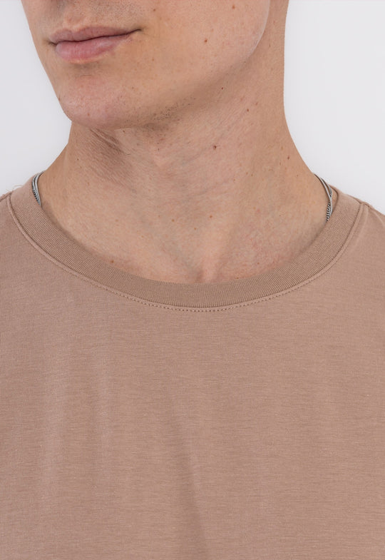 Camiseta Malha Sorona  Caqui