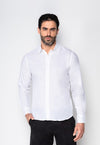 Camisa Linho com Algodão Capri  Off White
