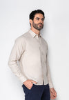 Camisa Linho com Algodão Capri Natural