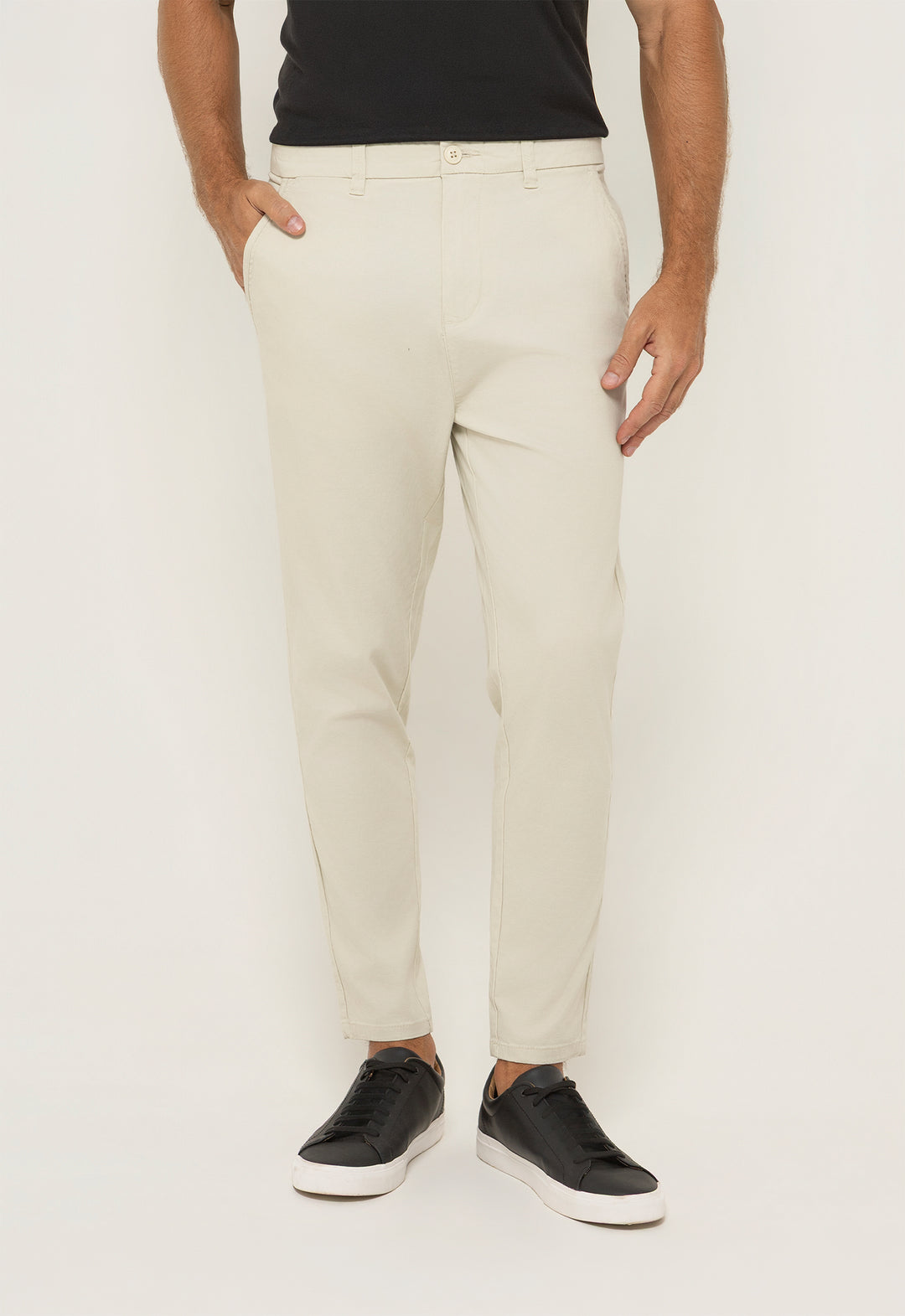 CALÇA SARJA DESIGN New Creme