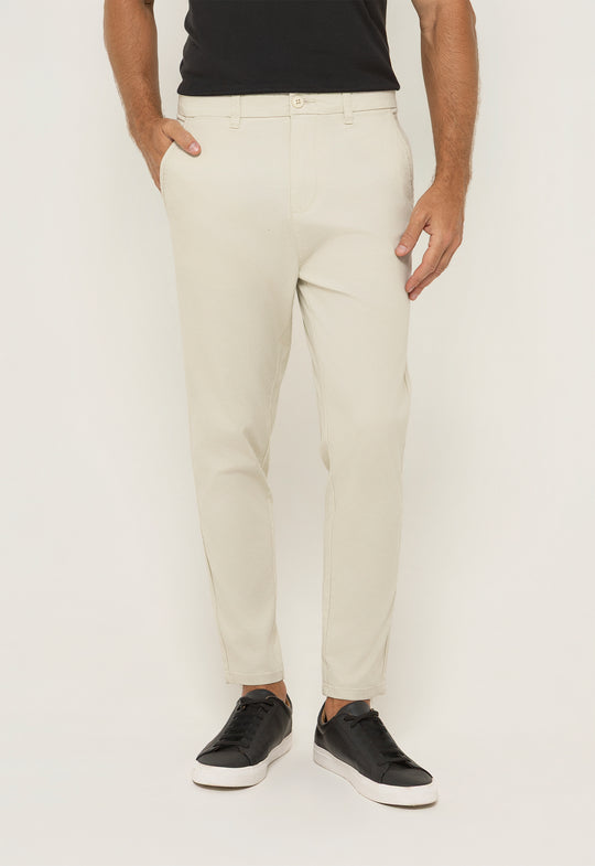 CALÇA SARJA DESIGN New Creme