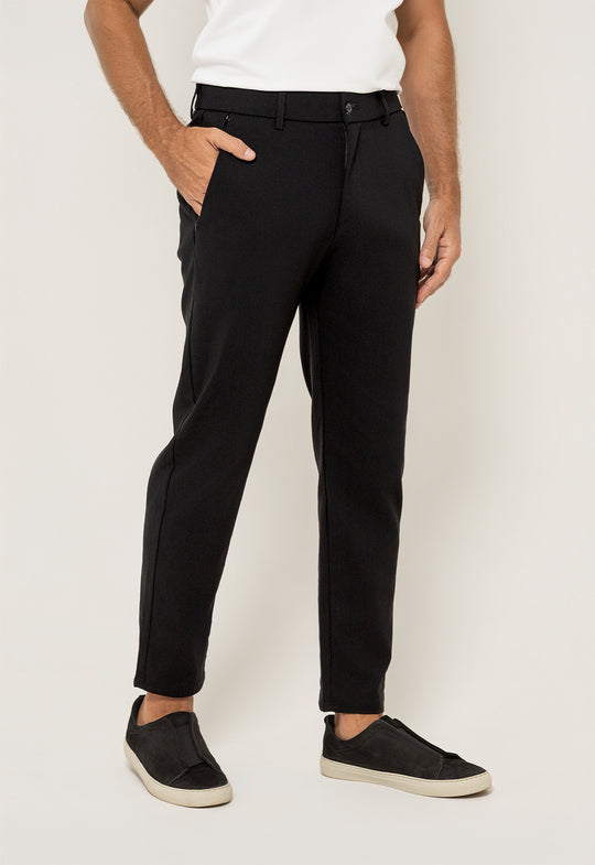 Calça Social Versátil Zip Marinho