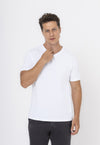 Camiseta Sorona Gola V Branca