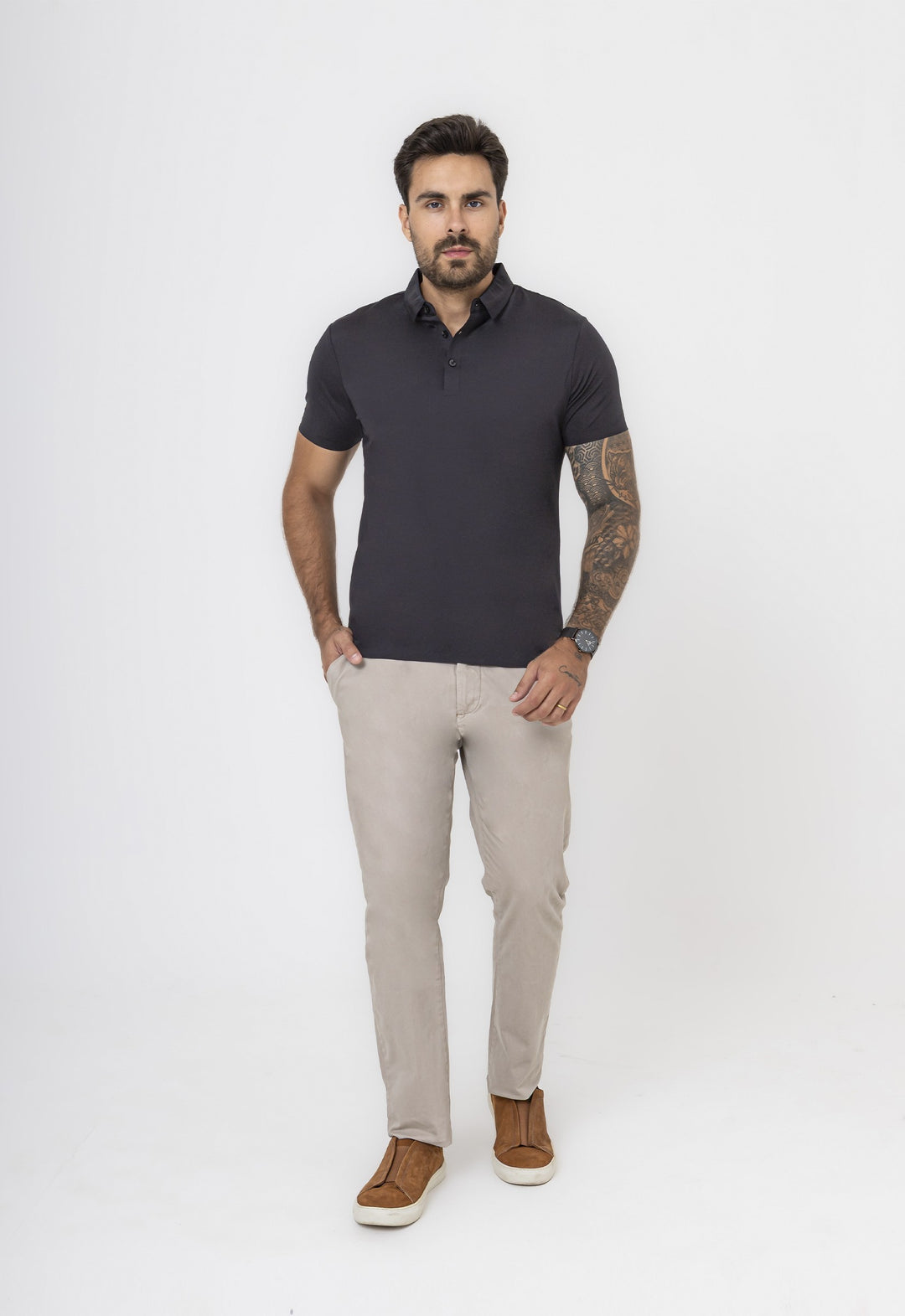 Polo Comfort Tech Preta