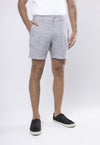 Shorts Linho com Algodão Capri Cinza