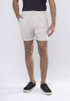 Shorts Linho com Algodão Capri Areia