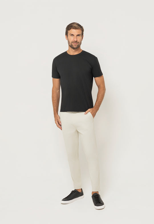 CALÇA SARJA DESIGN New Creme