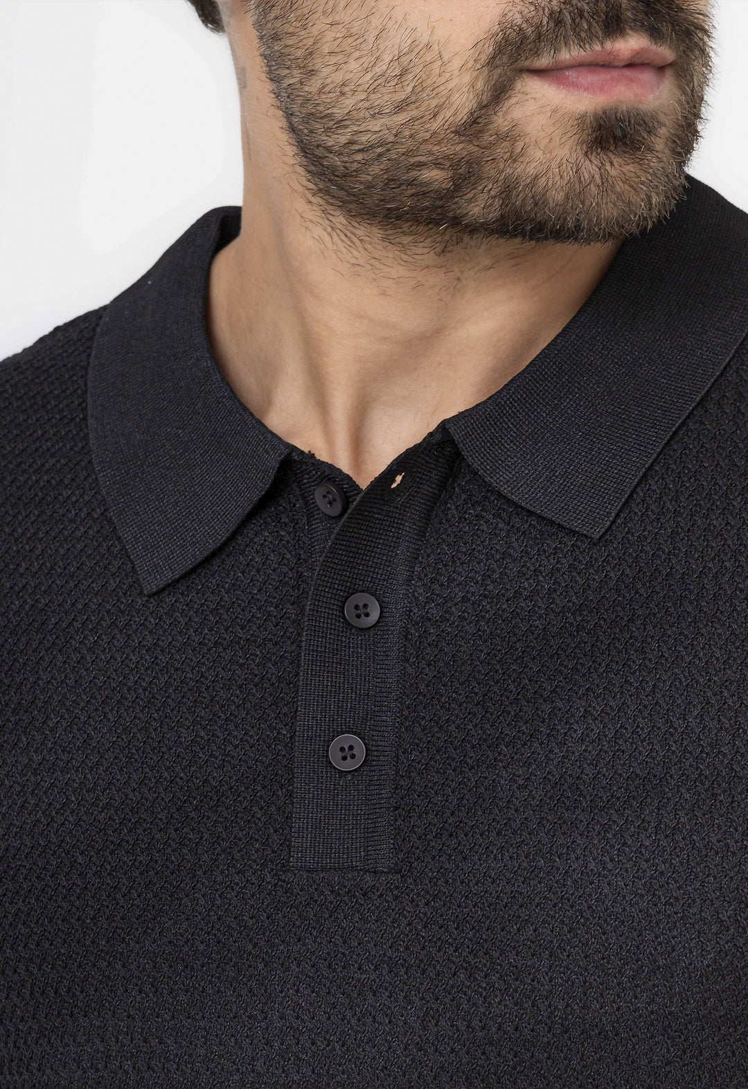 Polo Tricot Metropolitan Preta