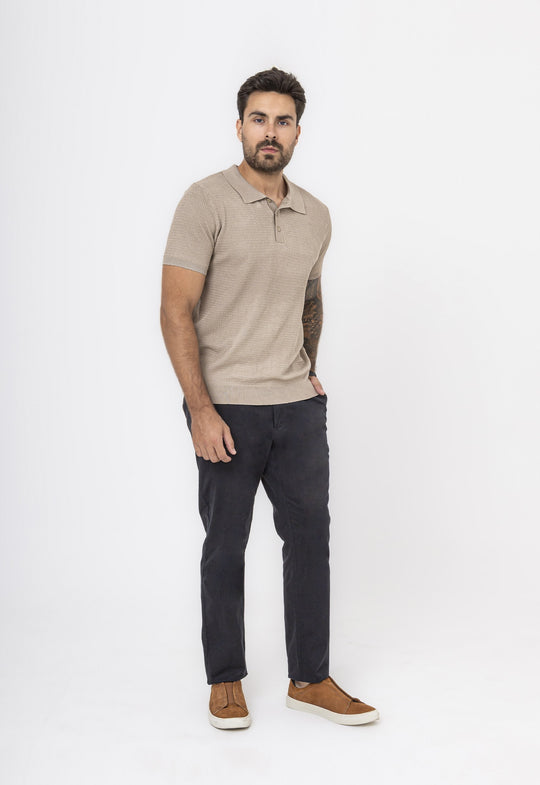 Polo Tricot Metropolitan Caqui