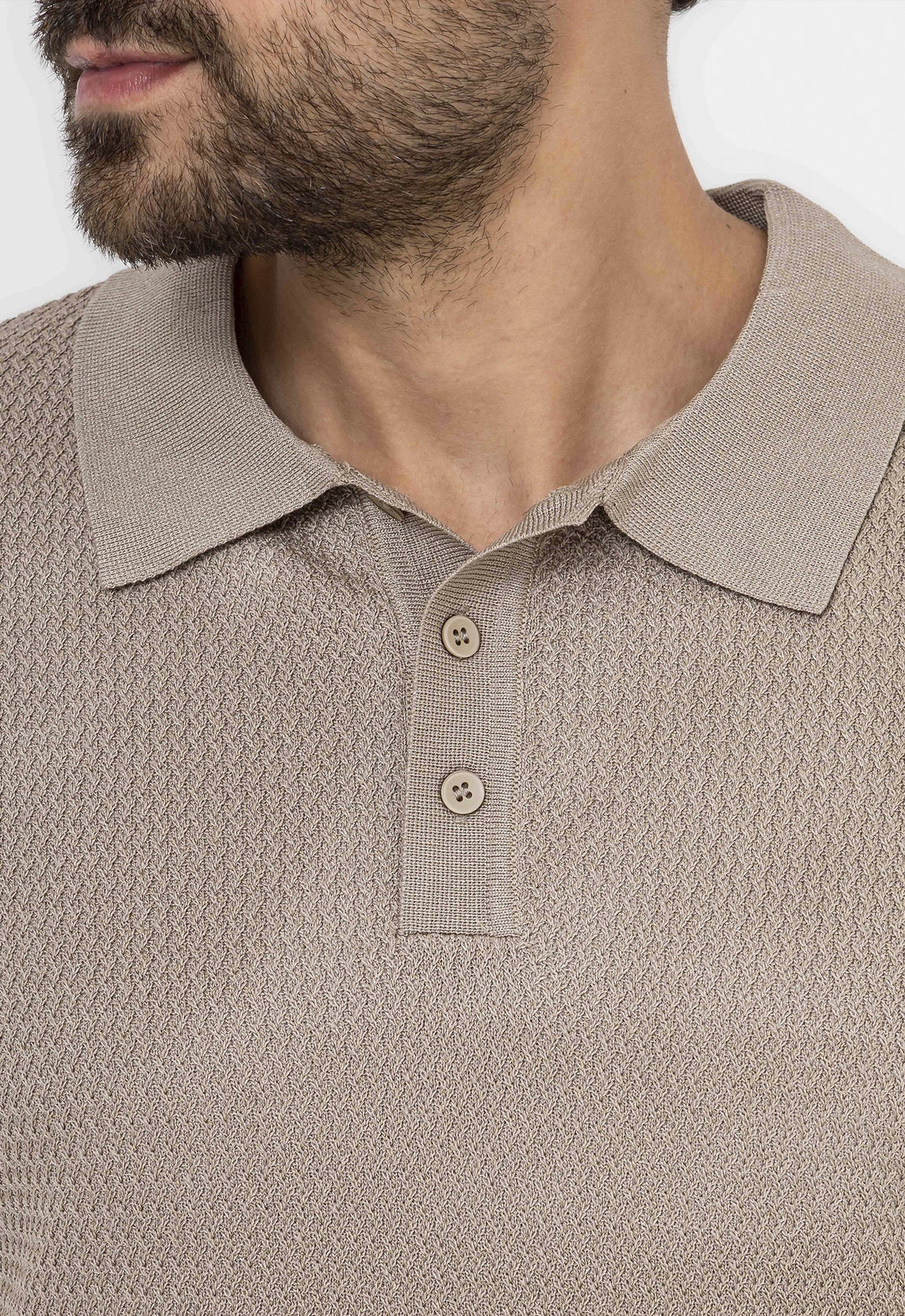 Polo Tricot Metropolitan Caqui