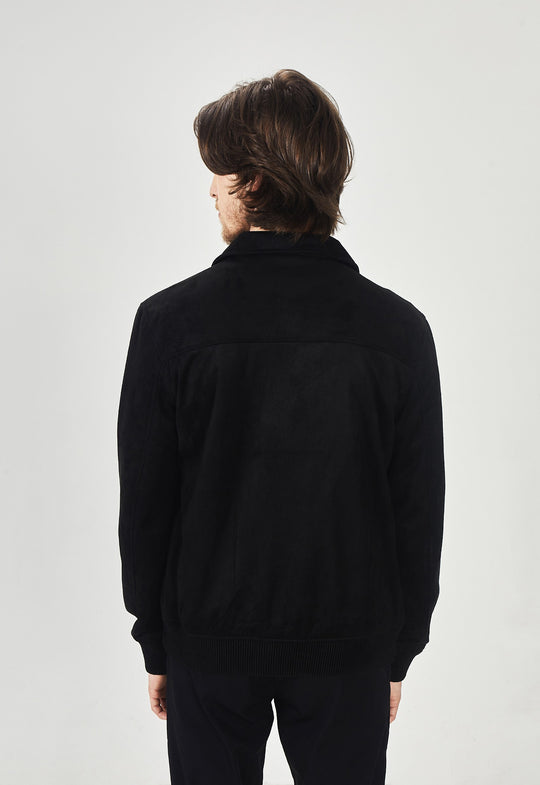 Jaqueta Suede Monaco Preta