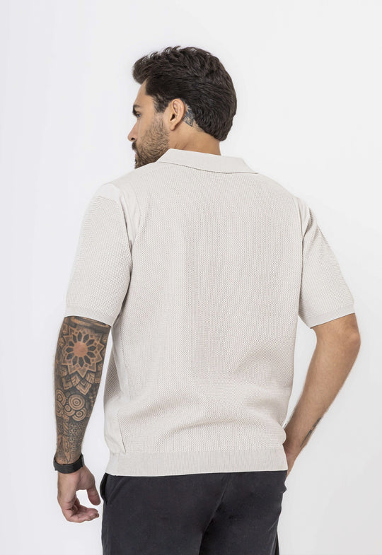 Polo Tricot Riviera  Caqui