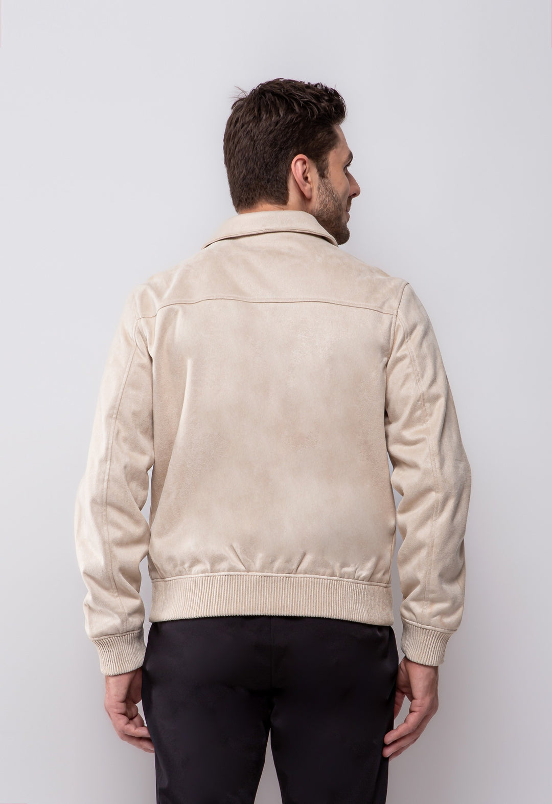 Jaqueta Suede Monaco Bege