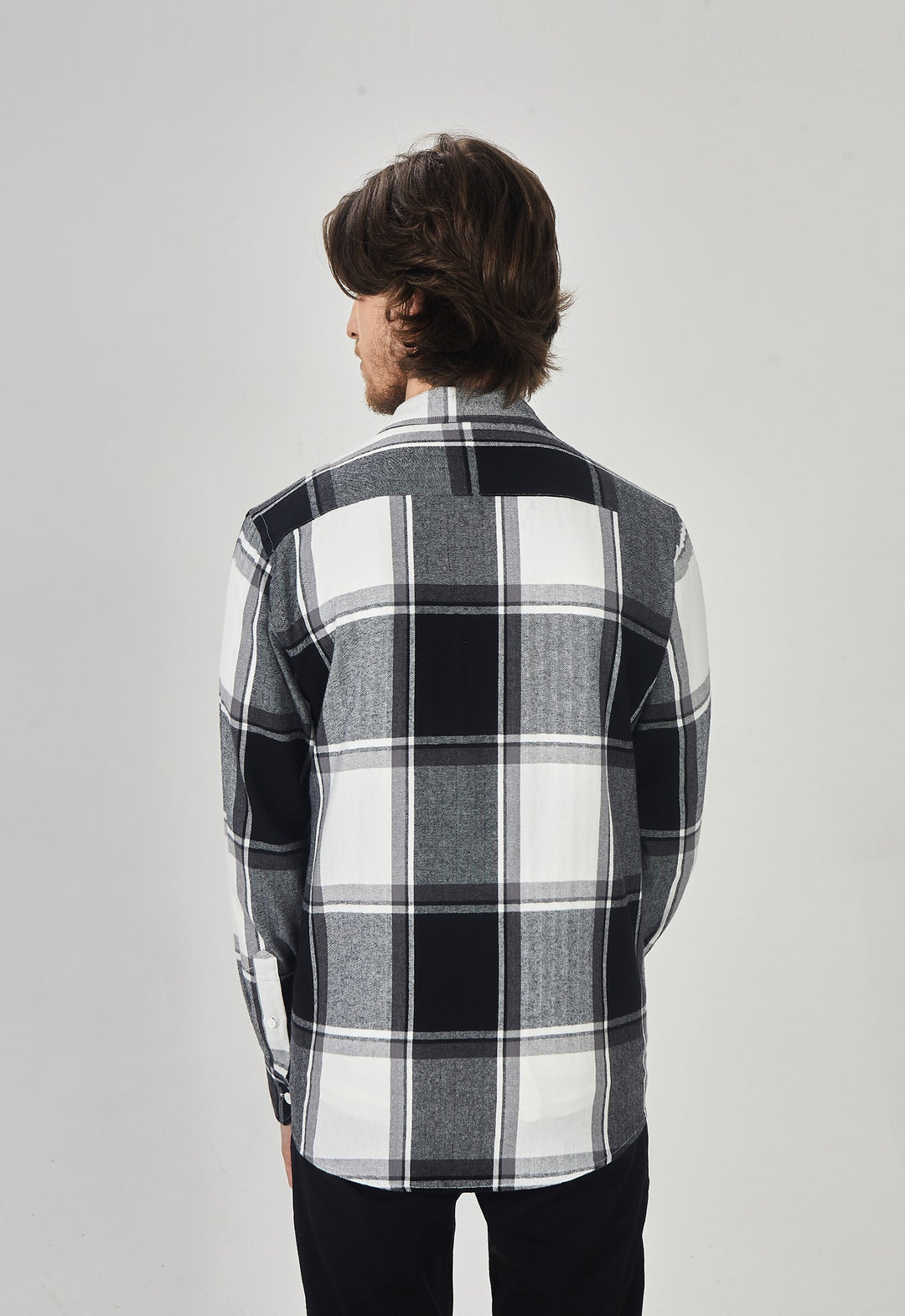 Camisa Xadrez Garments Cinza