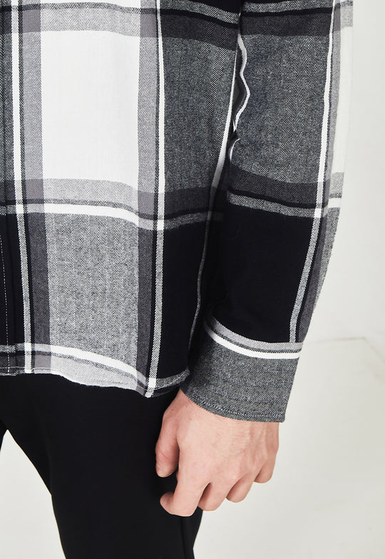 Camisa Xadrez Garments Cinza