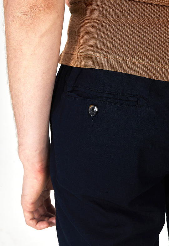 Calça Riviera Linho com Algodão Marinho