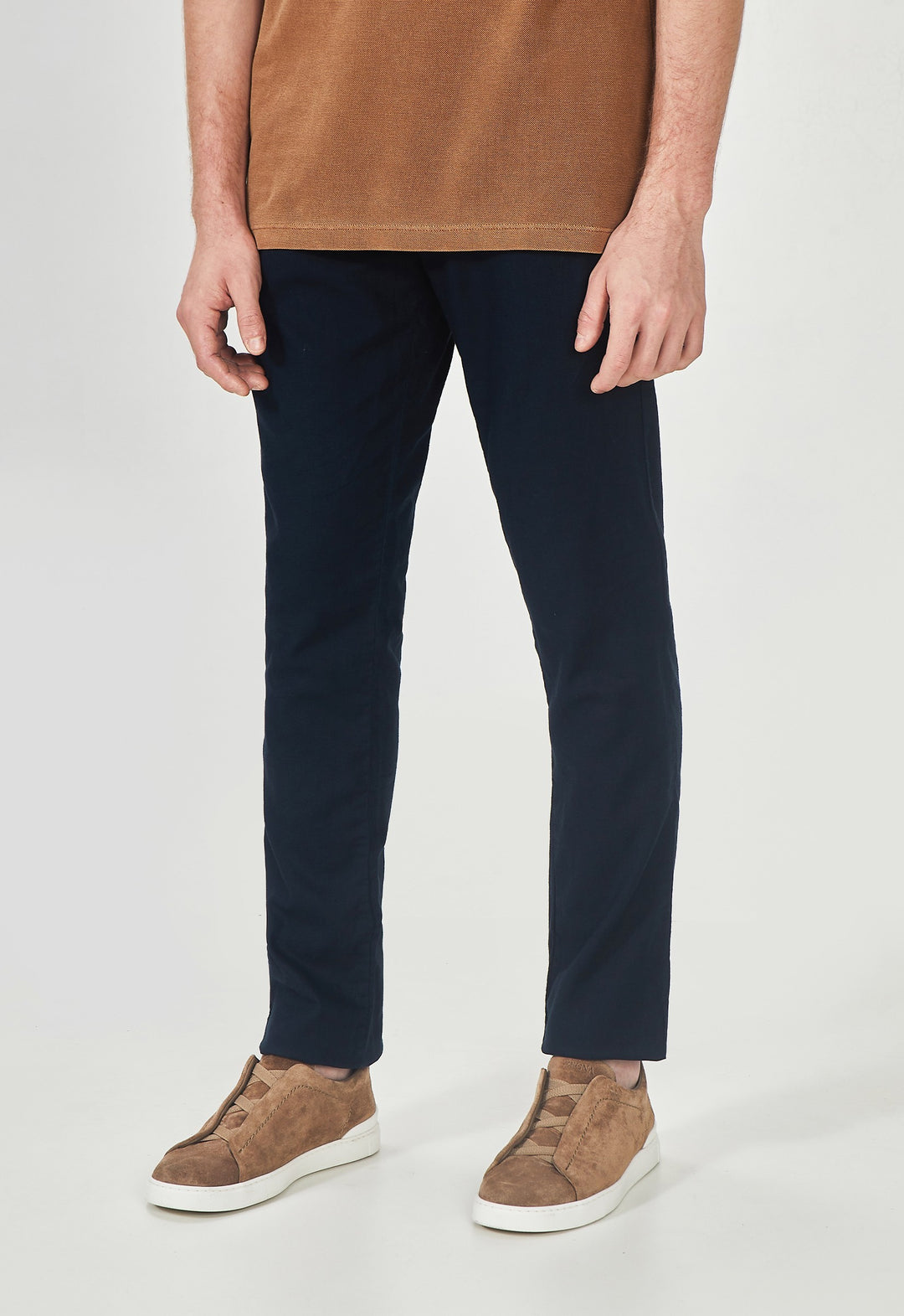 Calça Riviera Linho com Algodão Marinho
