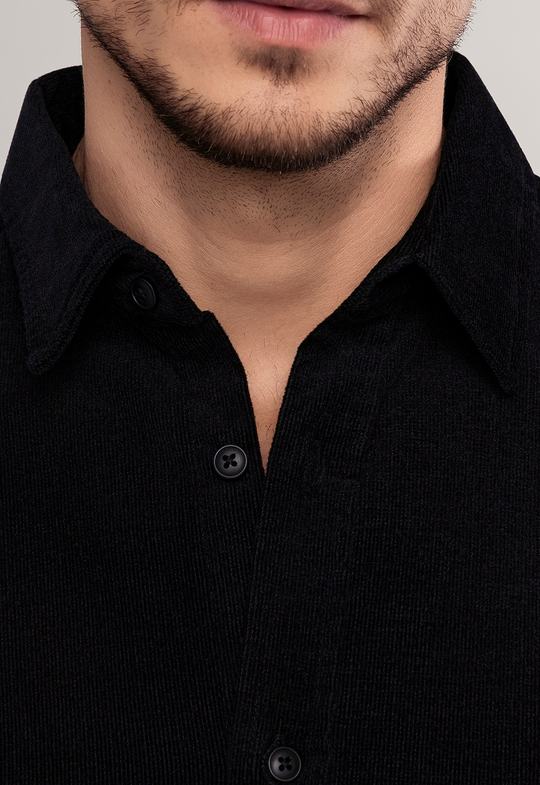 Camisa Cotelê Garments Preta