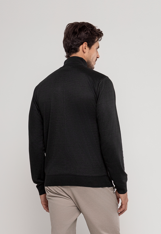 Suéter Alpine Zip Preto