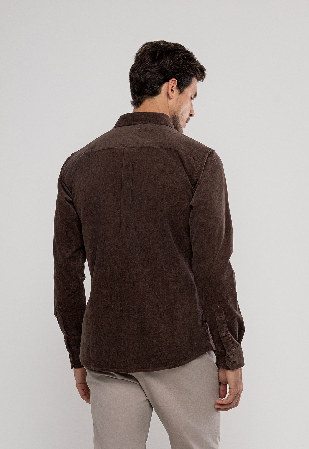 Camisa Cotelê Garments Marrom