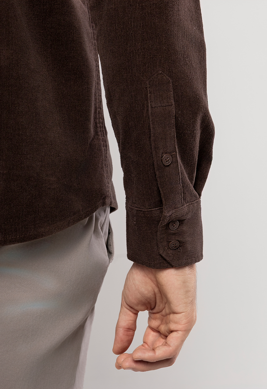 Camisa Cotelê Garments Marrom
