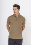 Polo Comfort Tech Caqui