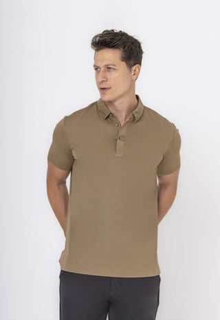 Polo Comfort Tech Caqui