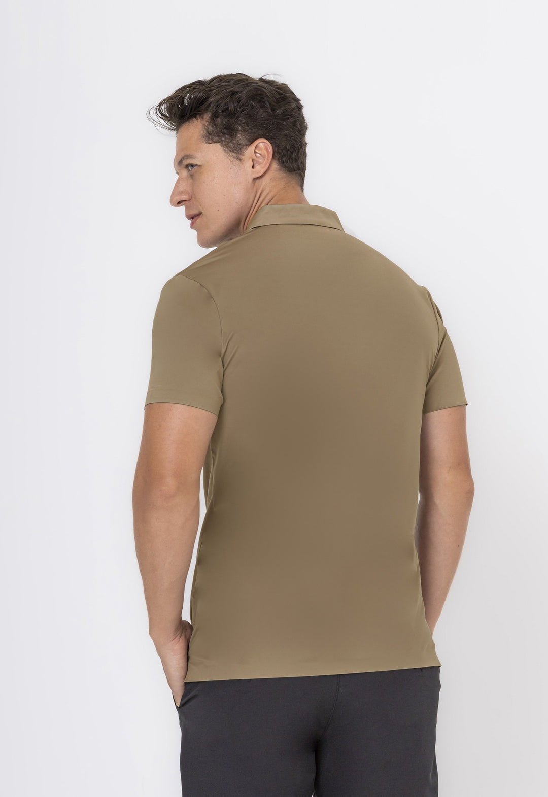 Polo Comfort Tech Caqui