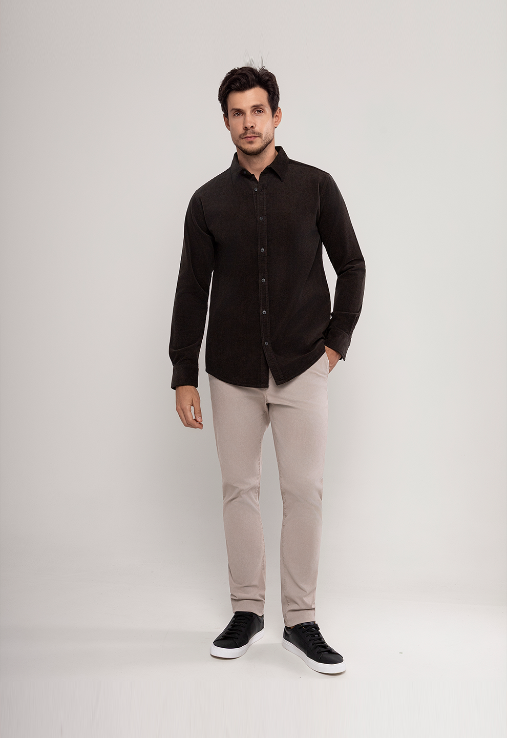 Camisa Cotelê Garments Oliva
