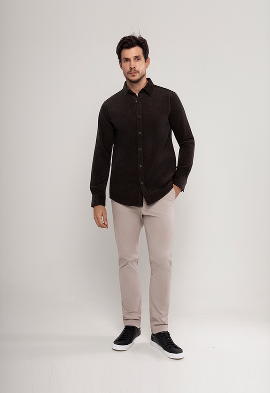 Camisa Cotelê Garments Oliva