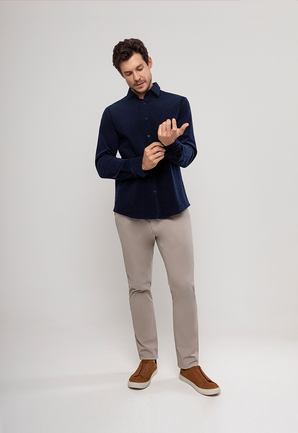 Camisa Cotelê Garments Marinho