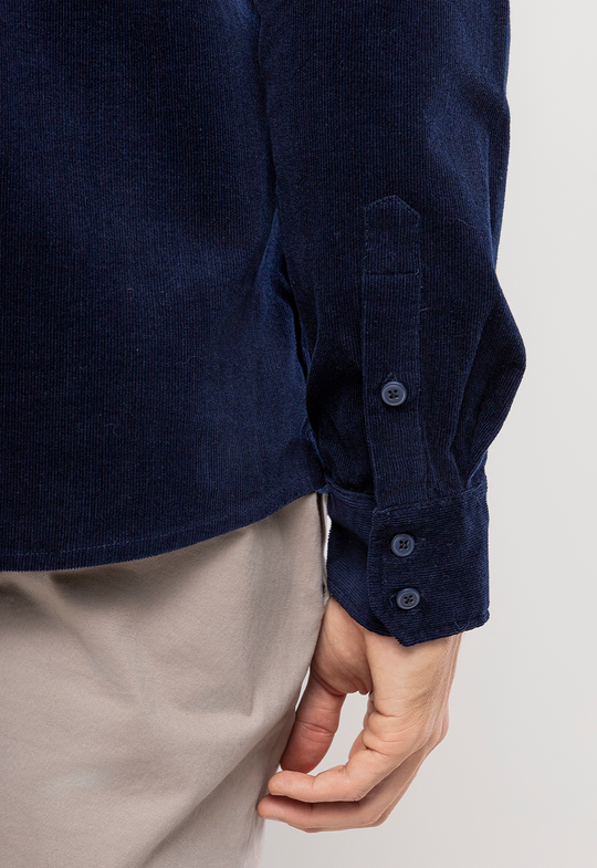 Camisa Cotelê Garments Marinho