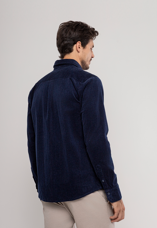 Camisa Cotelê Garments Marinho