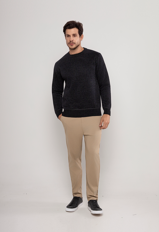 Suéter Peluciado Basic Preto