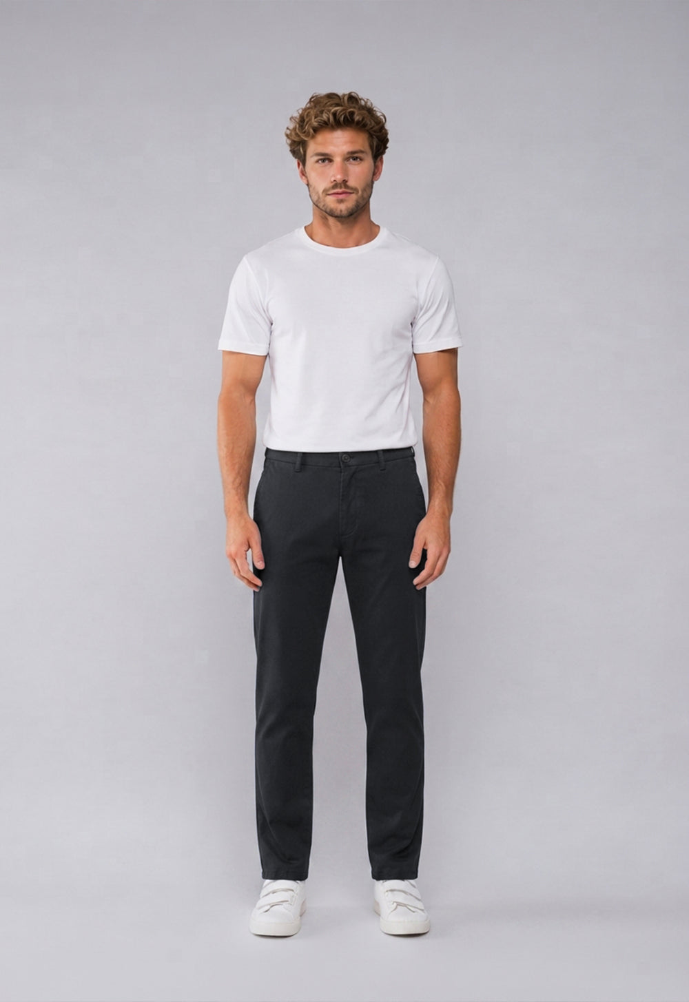 Calça Social Versátil Zip Preto
